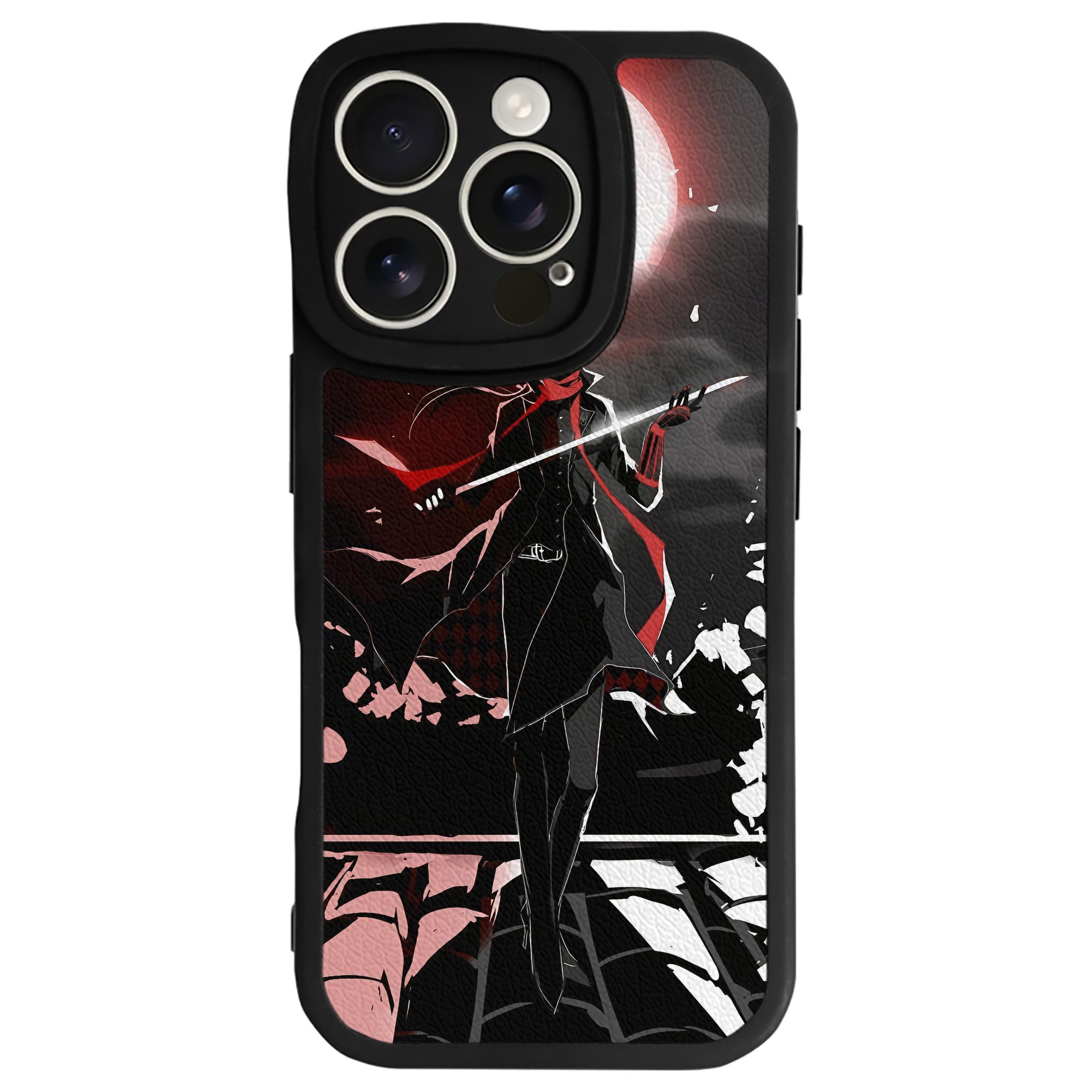 （画像用） 刀剣乱舞 Touken Ranbu 【iPhone 16シリーズ対応】シリコンスマホケース（レザー調） 材質：シリコン
